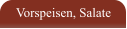 Vorspeisen, Salate
